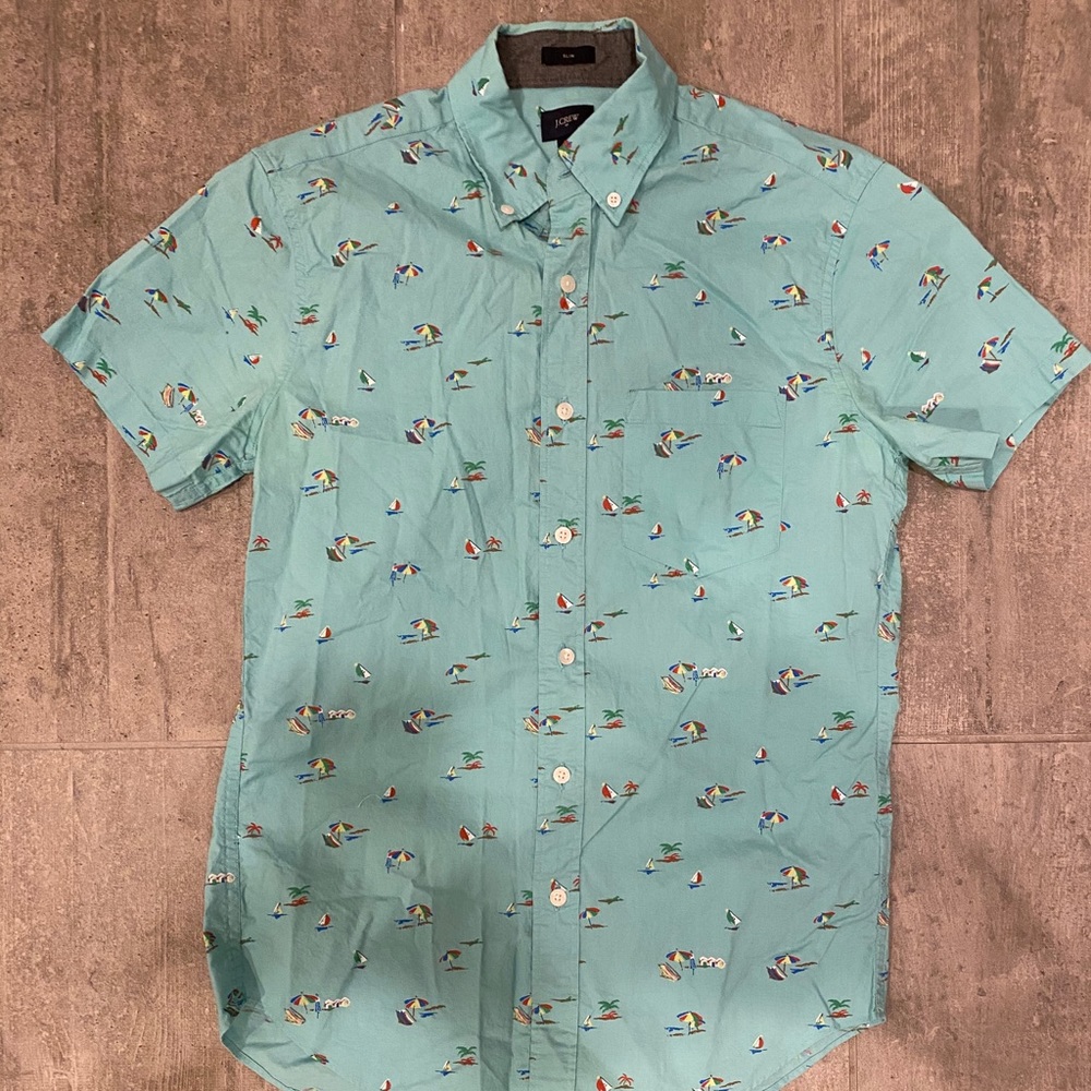 J Crew short sleeve button down